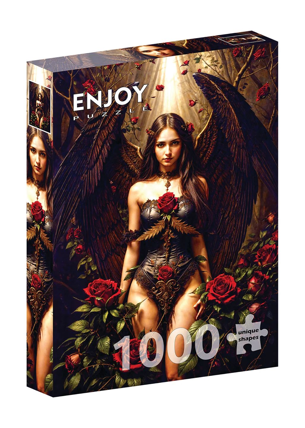 Enjoy Puzzle 1000 Piece Puzzle - Dark Angel (AI Assistance)