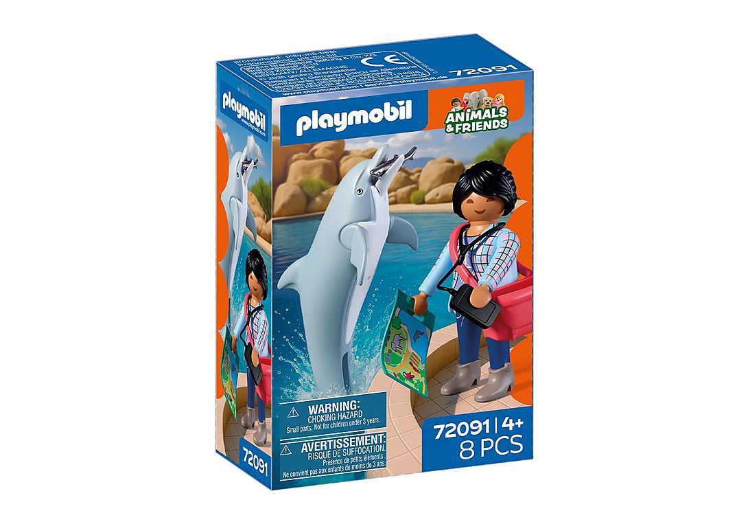 Playmobil Animals &amp; Friends 72091 - Zoo: Dolphin and Visitor