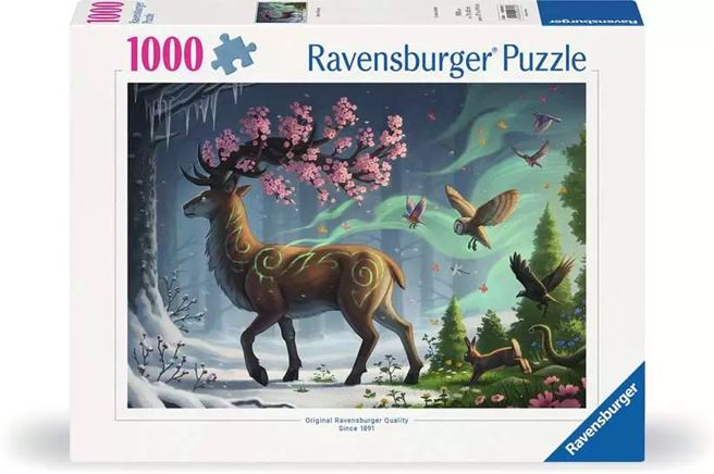 Ravensburger 1000 Piece Puzzle - Deer of Spring