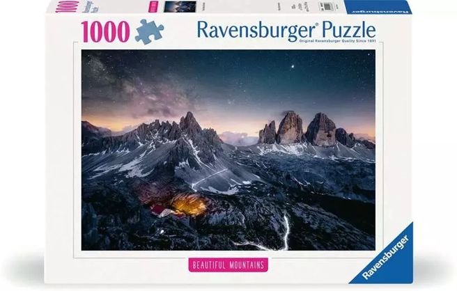Ravensburger 1000 Piece Puzzle - Three Peaks, Dolomites