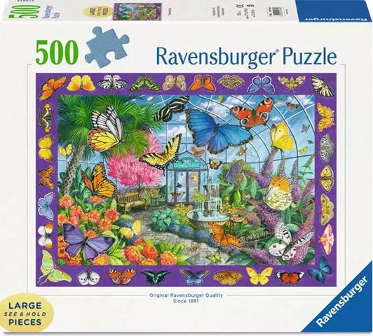 Ravensburger 500 Large Piece Puzzle - Butterfly Place