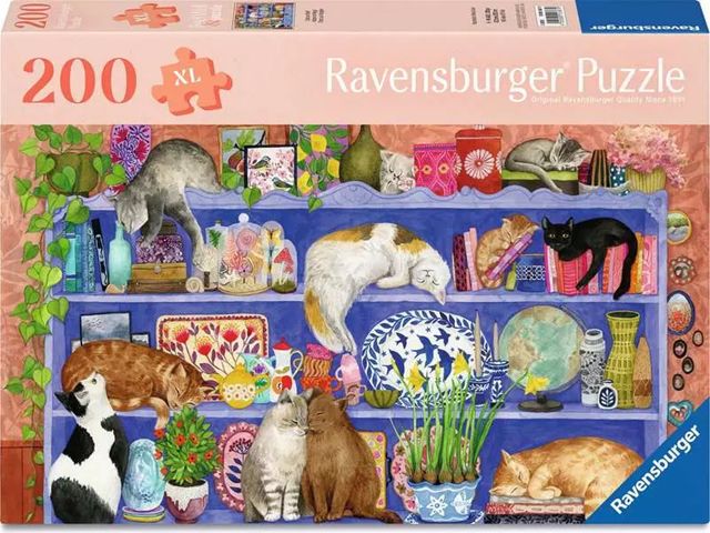 Ravensburger 200 Piece Puzzle - Cats on the Shelf