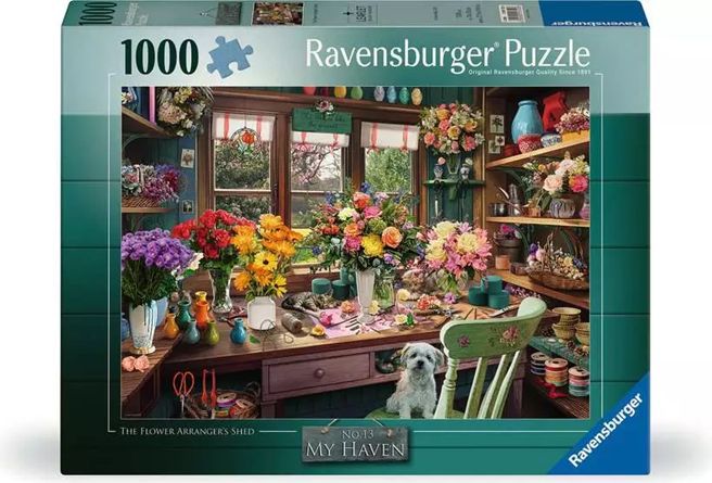 Ravensburger 1000 Piece Puzzle - Flower Arranger's Shed
