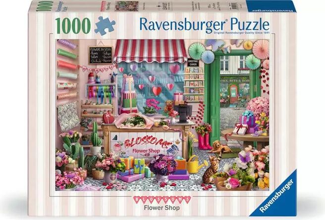 Ravensburger 1000 Piece Puzzle - Blossoms Flower Shop
