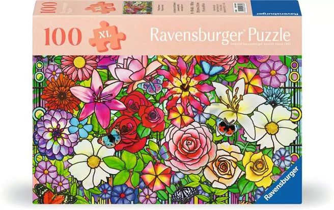 Ravensburger 100 Piece Puzzle - Tiffany Flowers