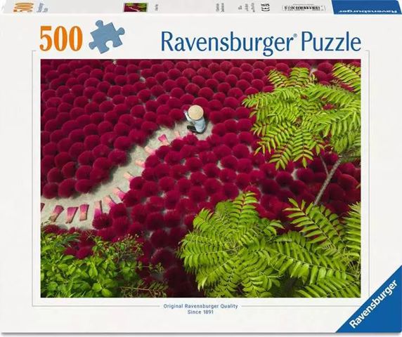 Ravensburger 500 Piece Puzzle - A Sea of Red