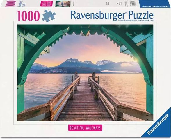 Ravensburger 1000 Piece Puzzle - Footbridge at Lac d'Annecy