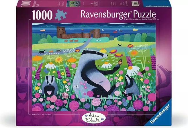 Ravensburger 1000 Piece Puzzle - Meadow Mischief