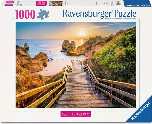 Ravensburger 1000 Piece Puzzle - Stairway to Camilo Beach, Algarve