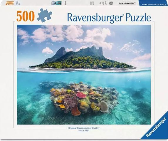Ravensburger 500 Piece Puzzle - Island Waterscape