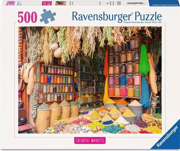 Ravensburger 500 Piece Puzzle - Colorful Spices, Morocco