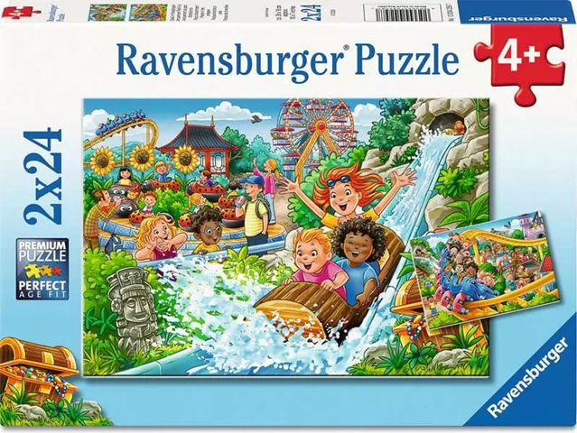Ravensburger 2x24 Piece Puzzles - Amusement Park Fun