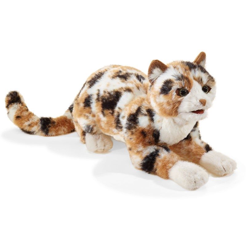 Folkmanis - Calico Cat Hand Puppet