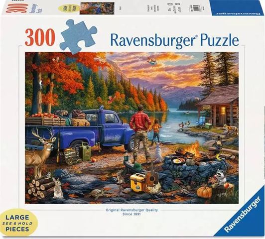 Ravensburger 300 Large Piece Puzzle - Sunset Lake