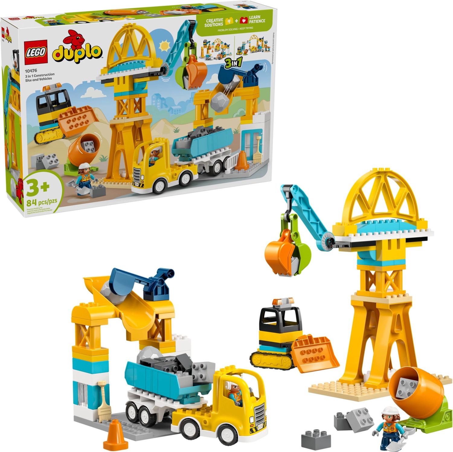 Lego Duplo 10476 - 3 in 1 Construction Site and Vehicles