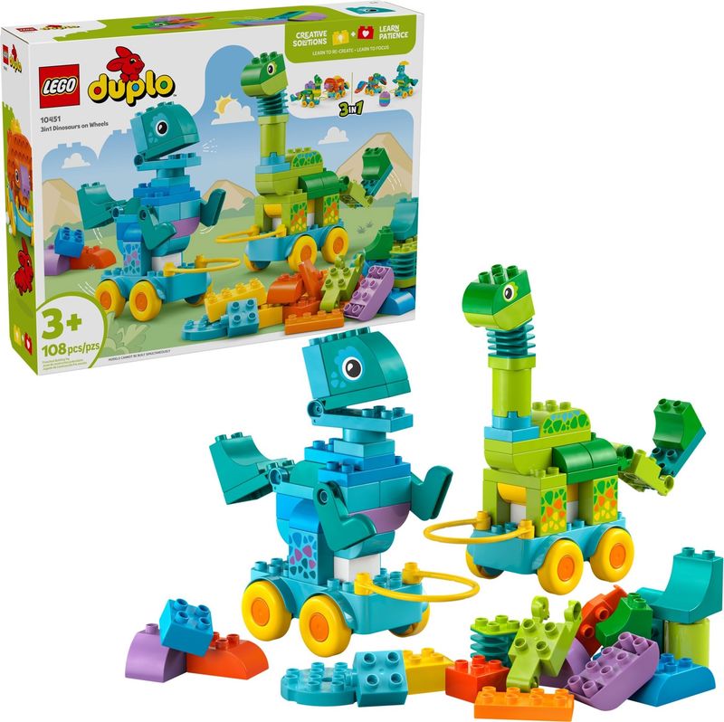 Lego Duplo 10451 - 3 in 1 Dinosaurs on Wheels