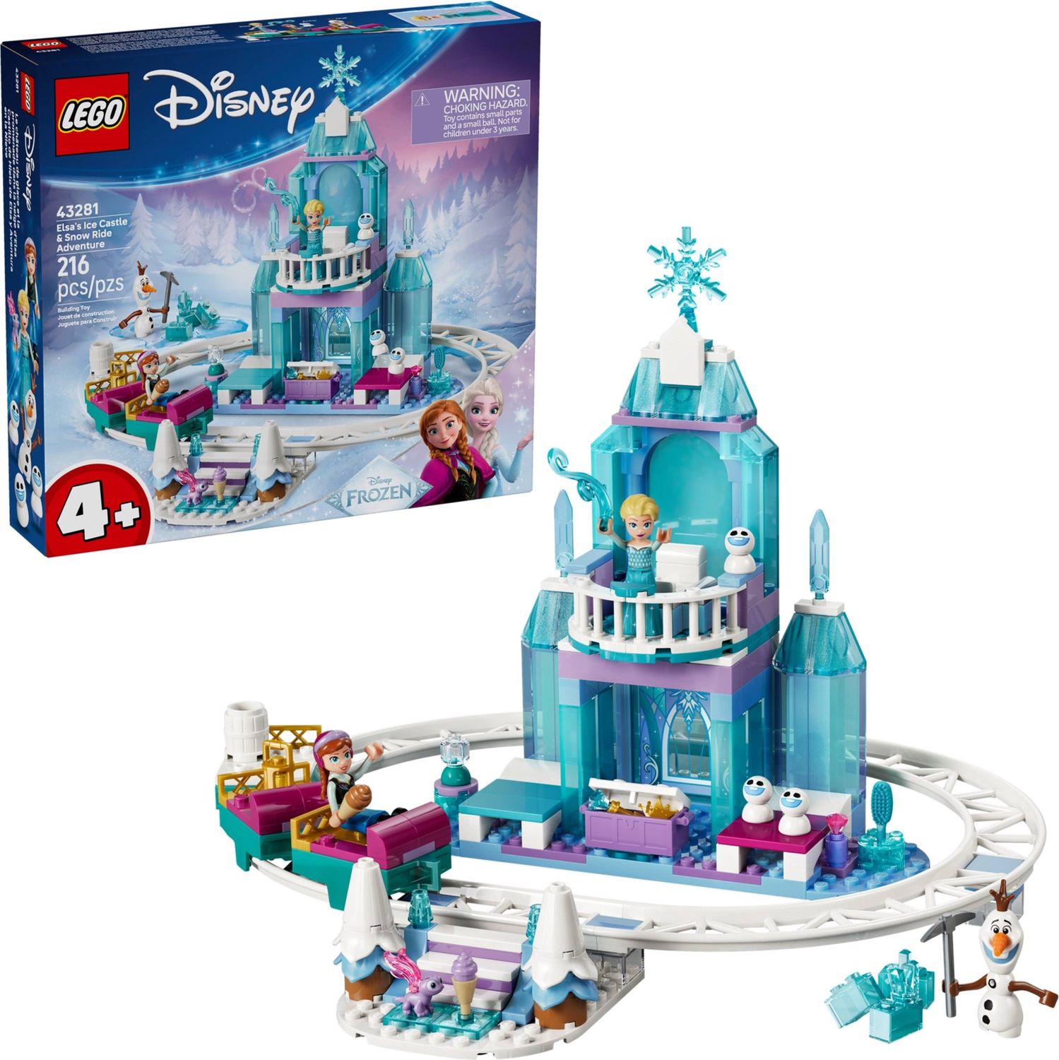 Lego Disney 43281 - Elsa's Ice Castle &amp; Snow Ride Adventure