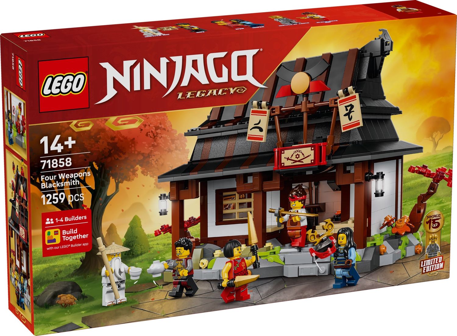 Lego Ninjago 71858 - Four Weapons Blacksmith 15th Anniversary