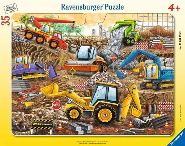 Ravensburger 35 Piece Tray Puzzle - Working Hard