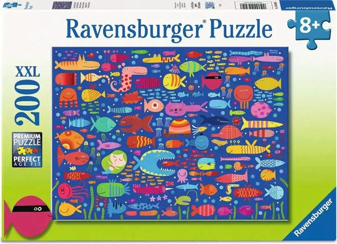 Ravensburger 200 Piece Puzzle - Funny Fish Friends