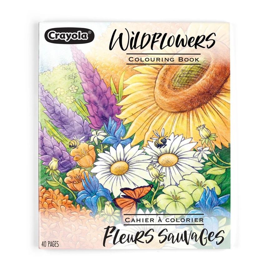 Crayola - Wildflowers Colouring Book