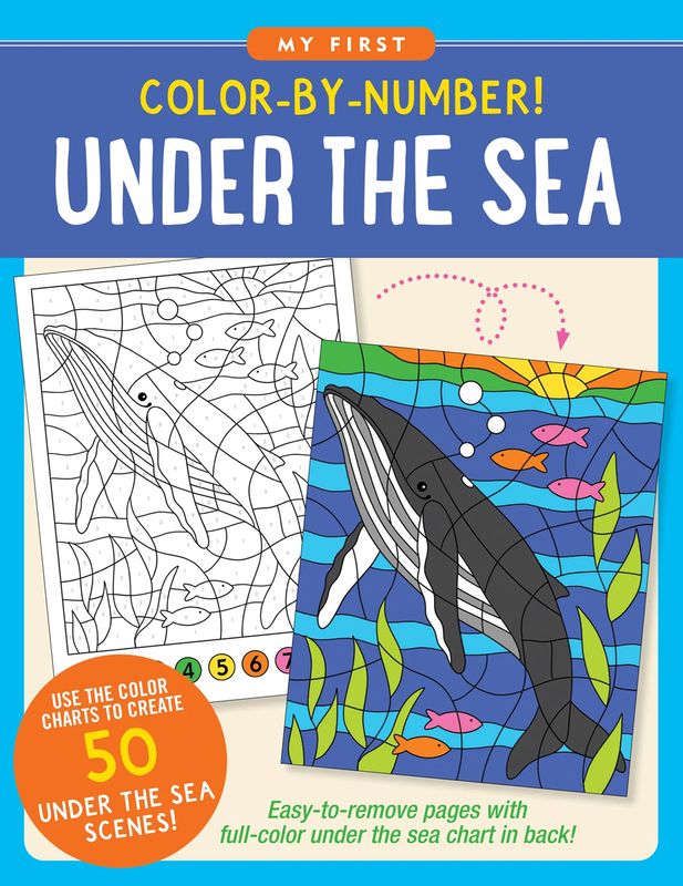Peter Pauper Press - Colour-by-Number Under the Sea