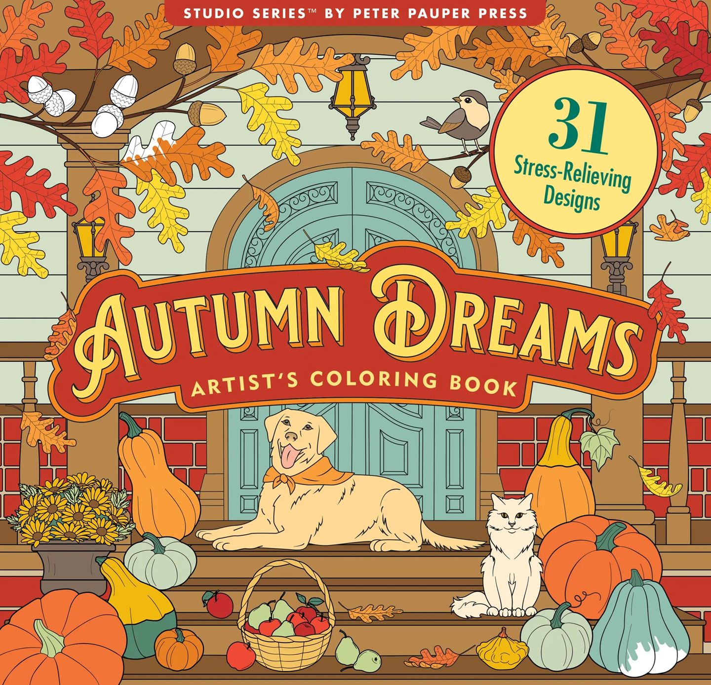 Peter Pauper Press - Autumn Dreams Colouring Book
