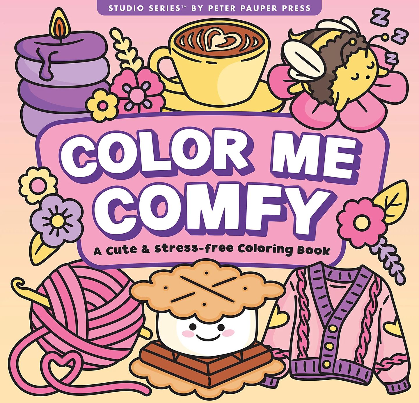 Peter Pauper Press - Colour Me Comfy Colouring Book