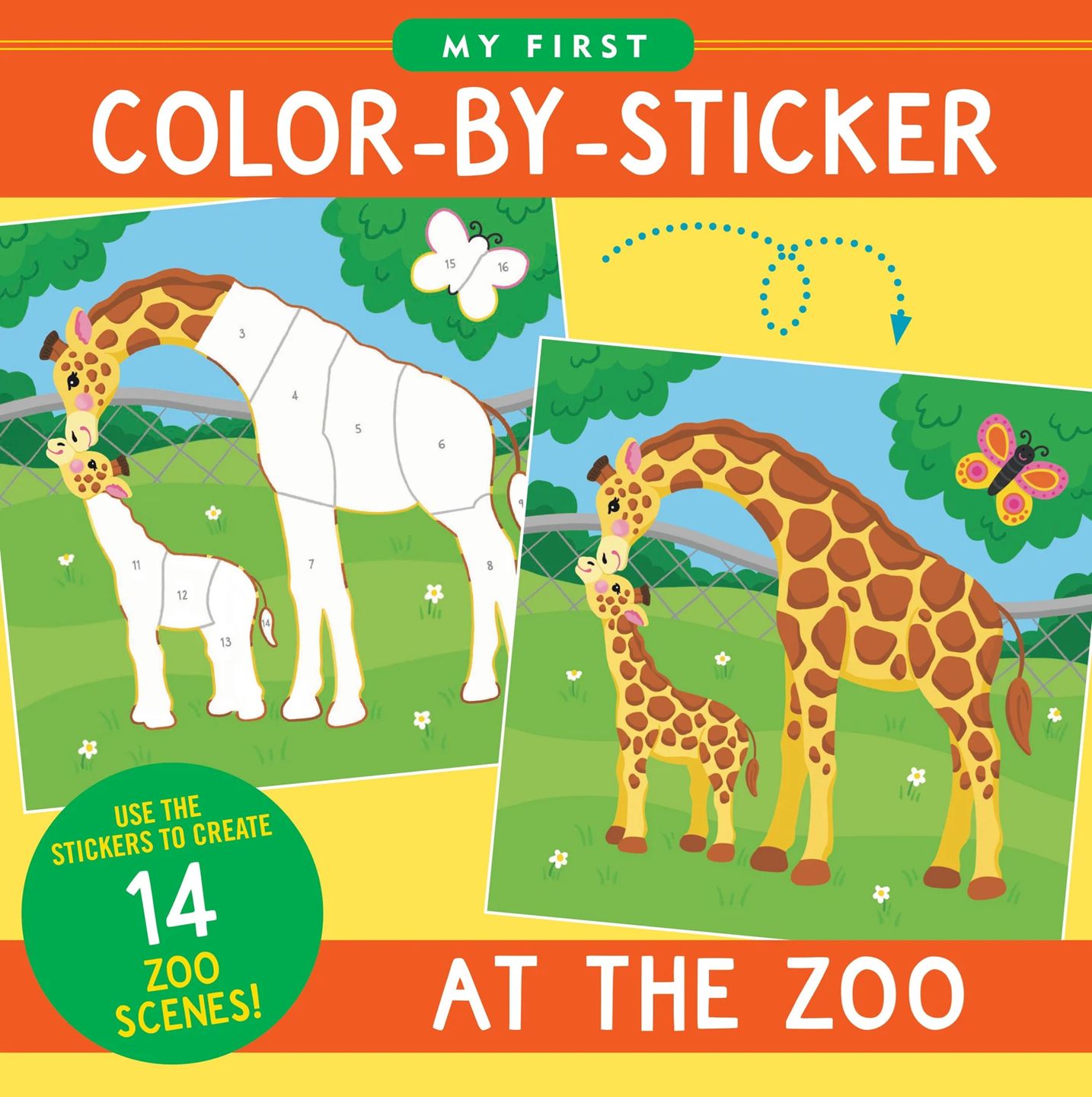 Peter Pauper Press - First Colour-by-Sticker at the Zoo