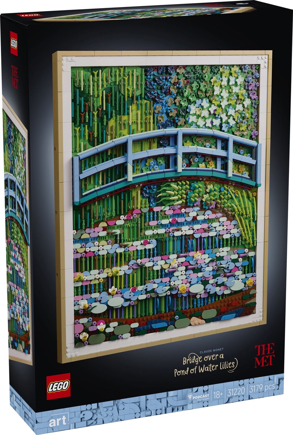 Lego Art 31220 - Claude Monet Bridge Over a Pond of Water Lilies