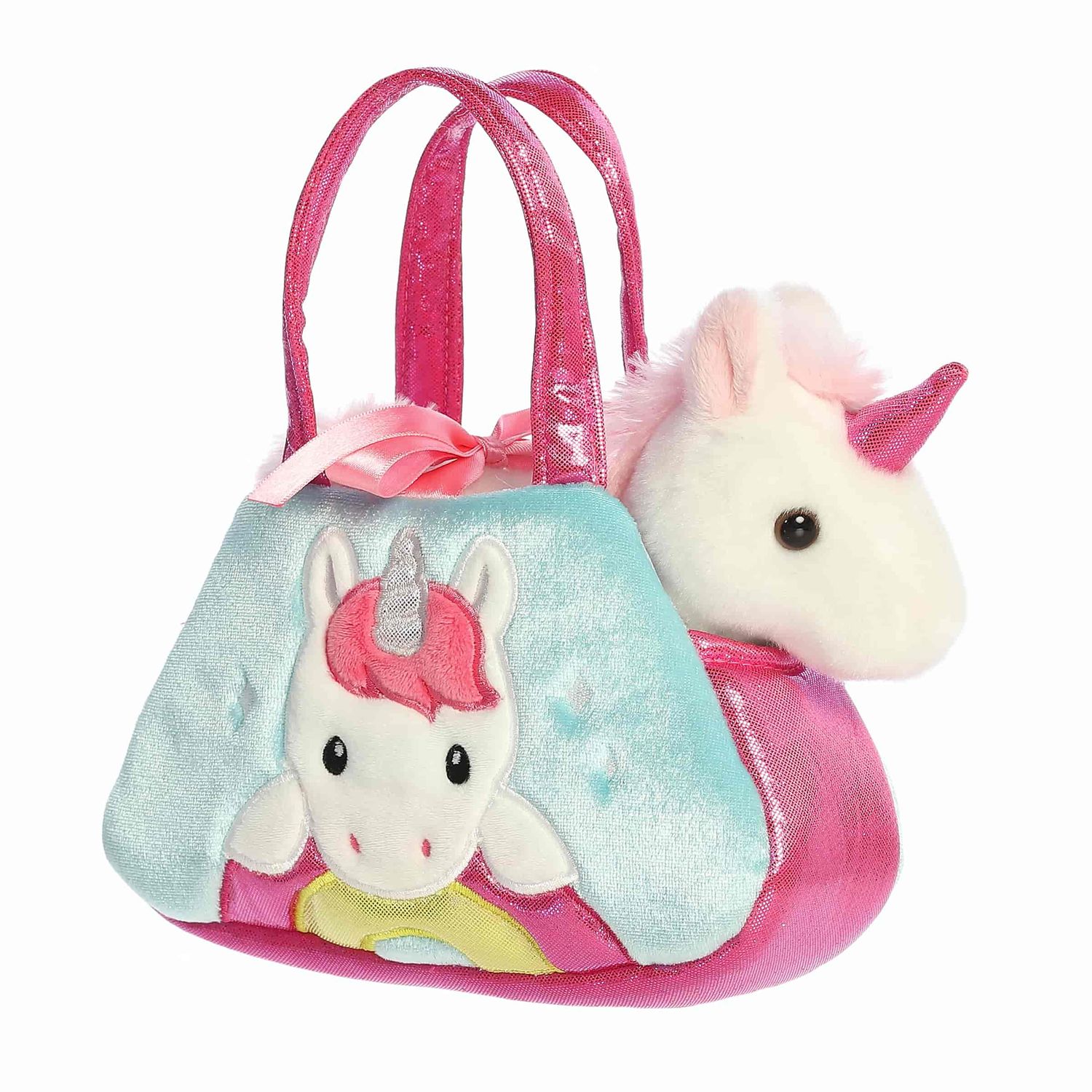Aurora Fancy Pals - 8" Peek-A-Boo Unicorn on Rainbow