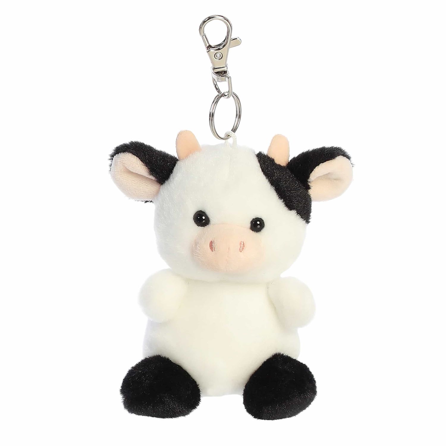 Aurora Palm Pals - 4" Sweetie Cow Clip-On Aurora Palm Pals - 4" Sweetie Cow Clip-On