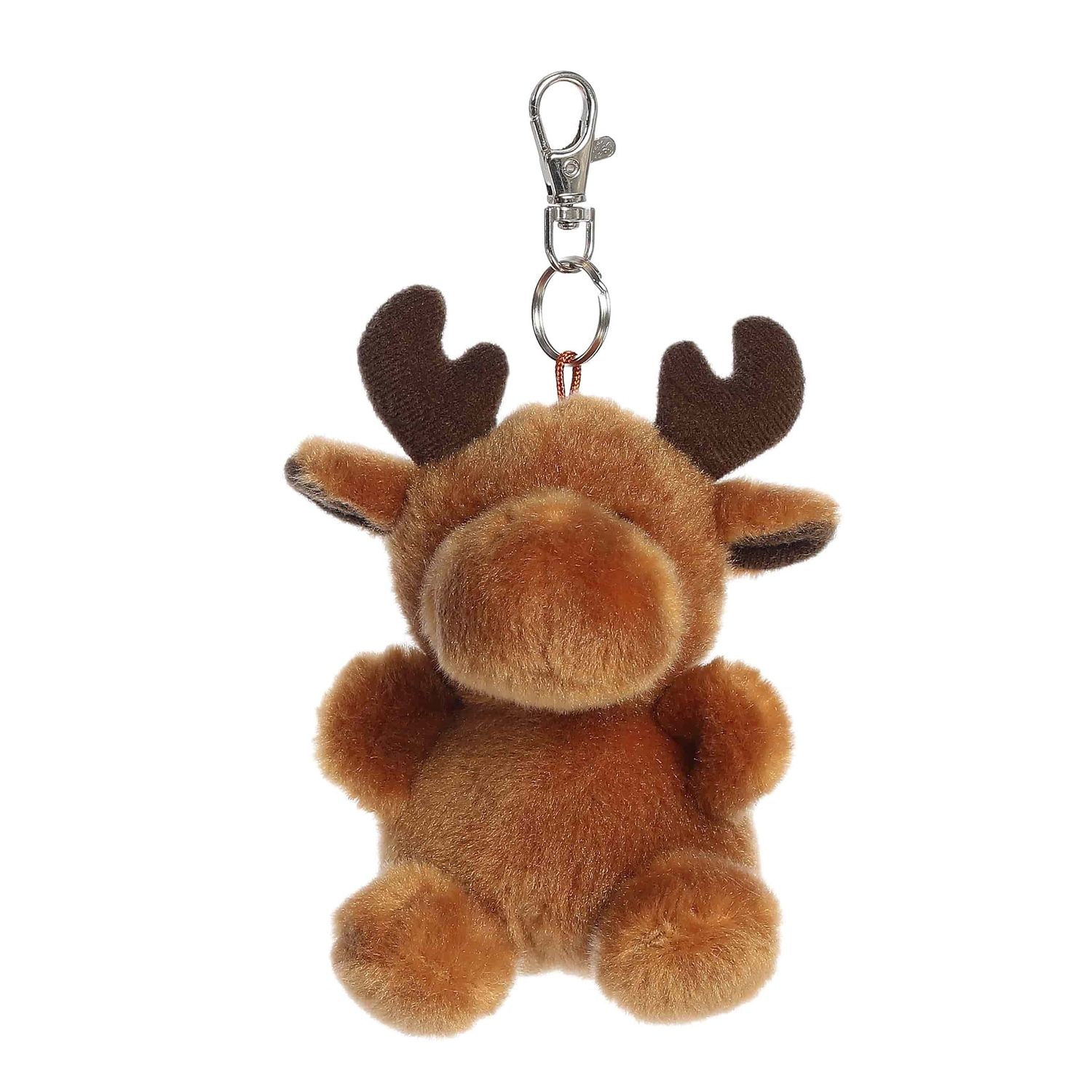 Aurora Palm Pals - 4" Cinnamon Moose Clip-On