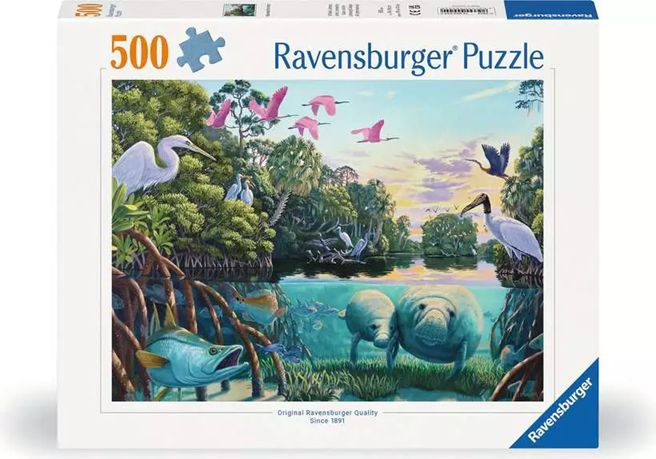 Ravensburger 500 Piece Puzzle - Manatee Moments