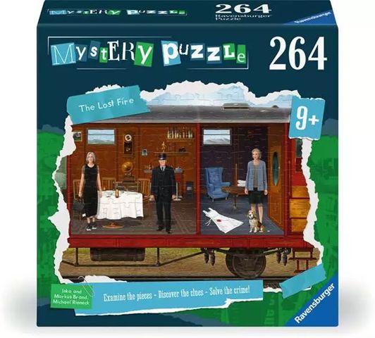 Ravensburger 264 Piece Mystery Puzzle - The Lost Fire