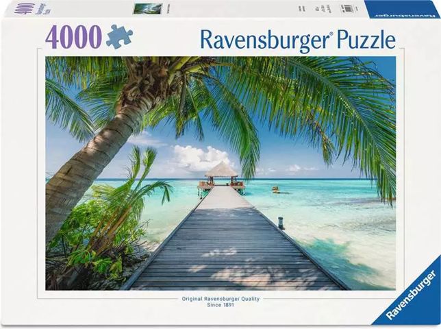 Ravensburger 4000 Piece Puzzle - Dream Beach in the Maldives