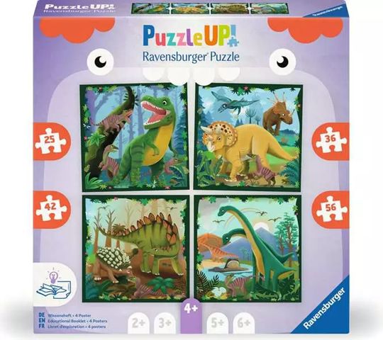 Ravensburger 25-56 Piece Puzzles - Dinosaurs