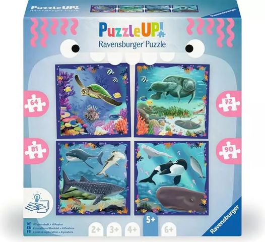 Ravensburger 64-90 Piece Puzzles - Ocean Life