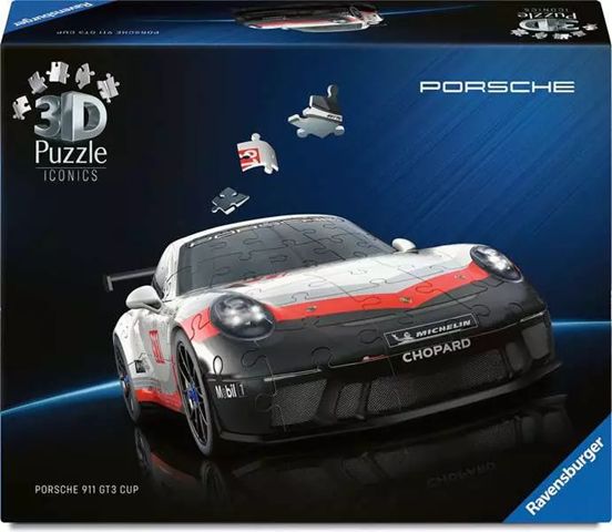 Ravensburger 108 Piece 3D Puzzle - Porsche 911 GT3 Cup