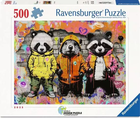 Ravensburger 500 Piece Puzzle - Furry Friends