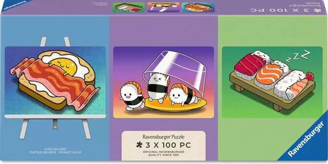 Ravensburger 3x100 Piece Puzzles