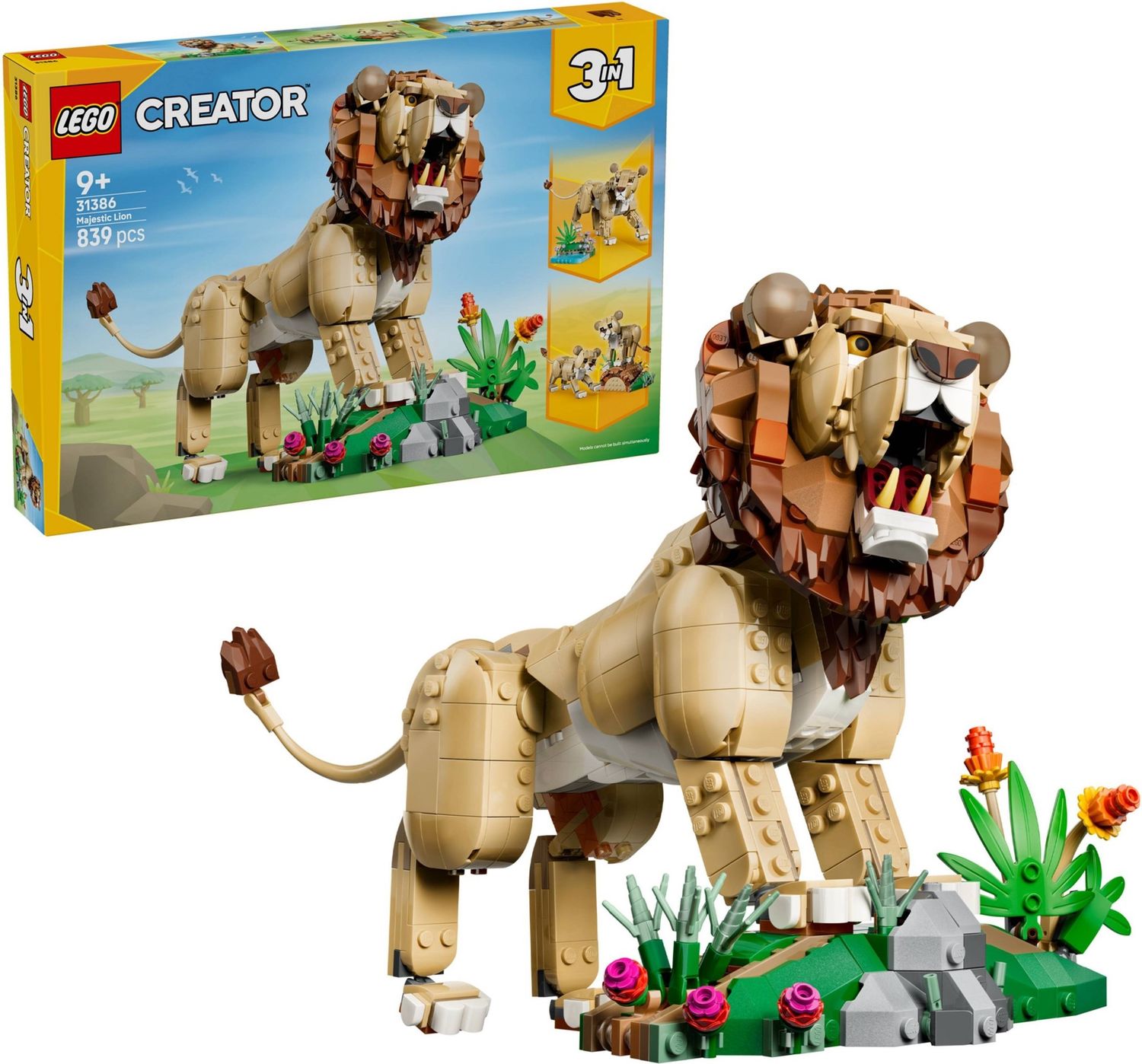 Lego Creator 31386 - Wild Animals: Majestic Lion