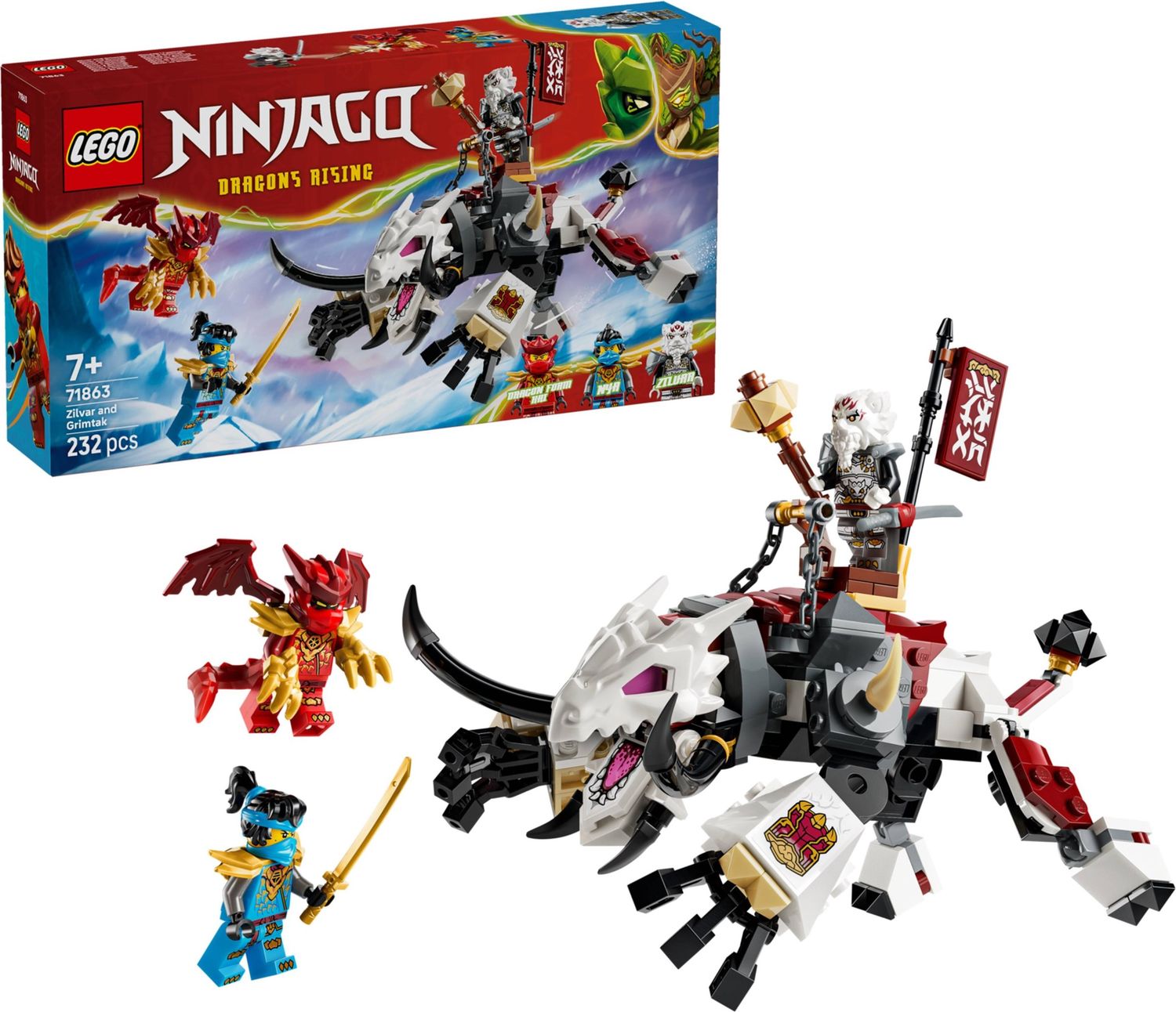 Lego Ninjago 71863 - Zilvar and Grimtak the Dragon Beast