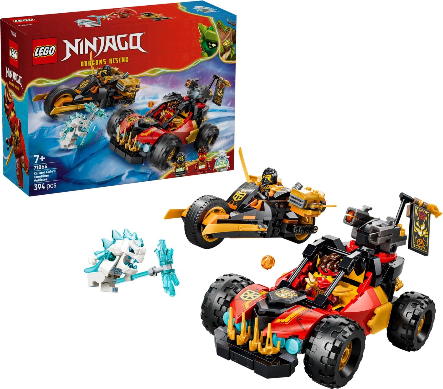 Lego Ninjago 71864 - Kai and Cole's Combiner Vehicles