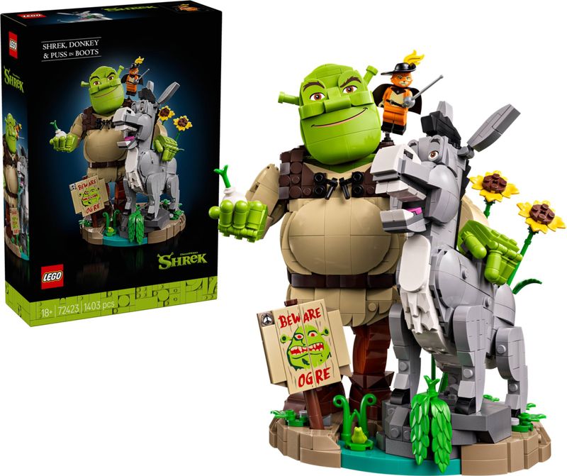 Lego Shrek 72423 - Shrek, Donkey &amp; Puss in Boots