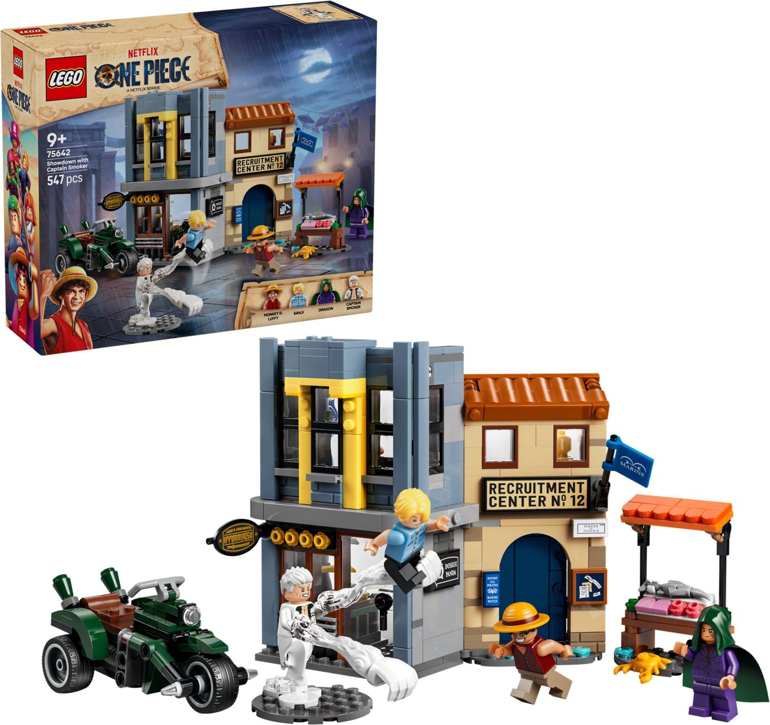 Lego One Piece 75642 - Showdown with Captain Smoker