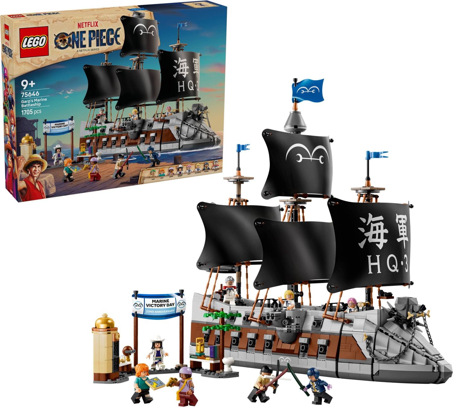 Lego One Piece 75646 - Garp's Marine Battleship