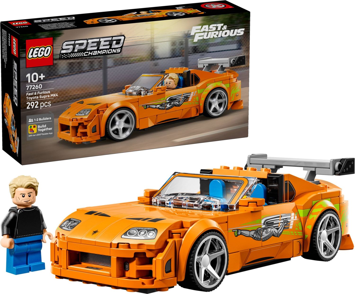 Lego Speed Champions 77260 - Fast &amp; Furious Toyota Supra MK4