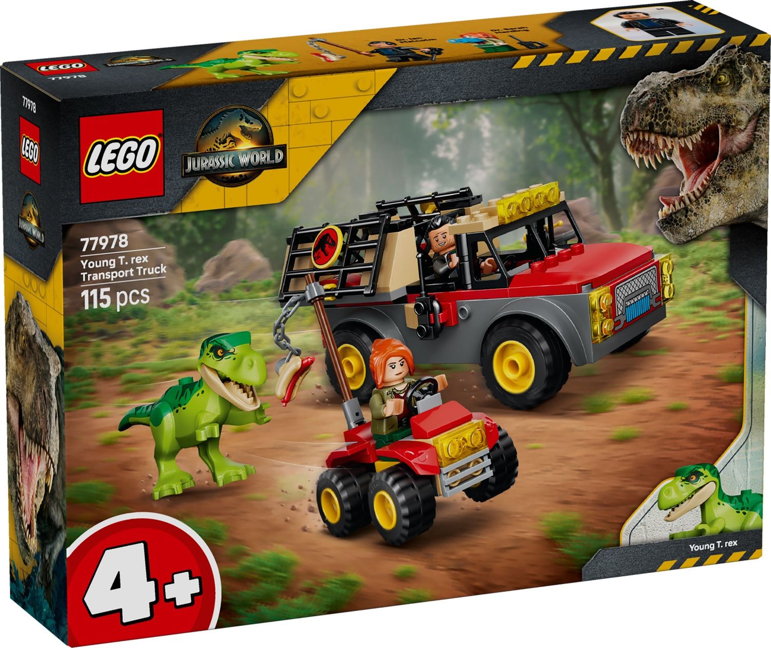 Lego Jurassic World 77978 - Young T-Rex Transport Truck