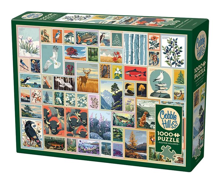Cobble Hill 1000 Piece Puzzle - Emblems of Canada (AI Assistance)